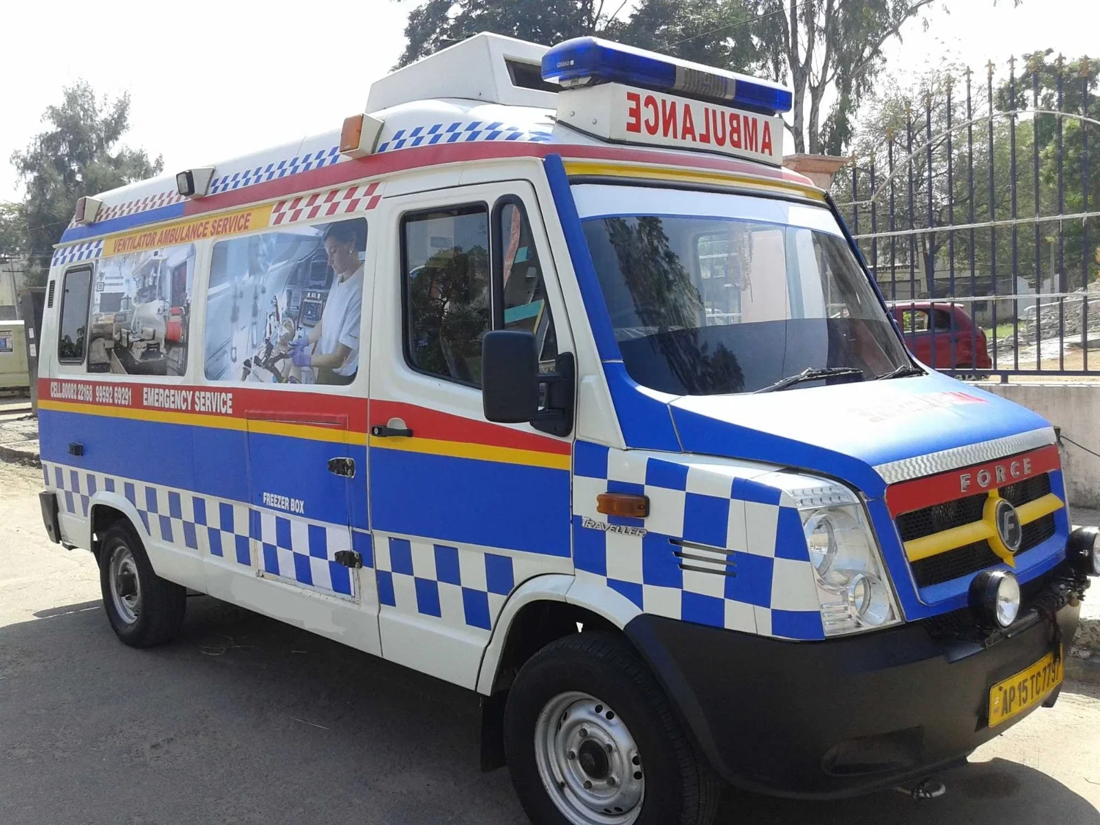 Air-conditioned ambulance service